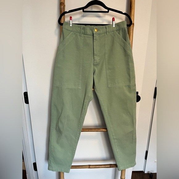 BIG BUD PRESS PENCIL PANTS / size M / sage green - Picture 9 of 10